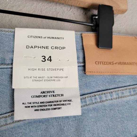 Citizens of Humanity Daphne Cropped Jeans in Chakra size 34 NWT - Picture 9 of 11